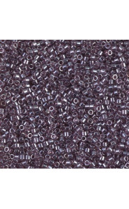 Miyuki delica beads 15/0 - Transparent mauve luster DBS-1224